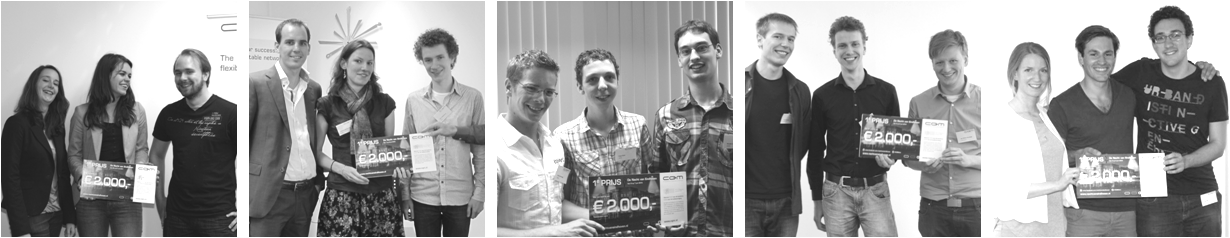 De winnaars van de afgelopen 5 edities...